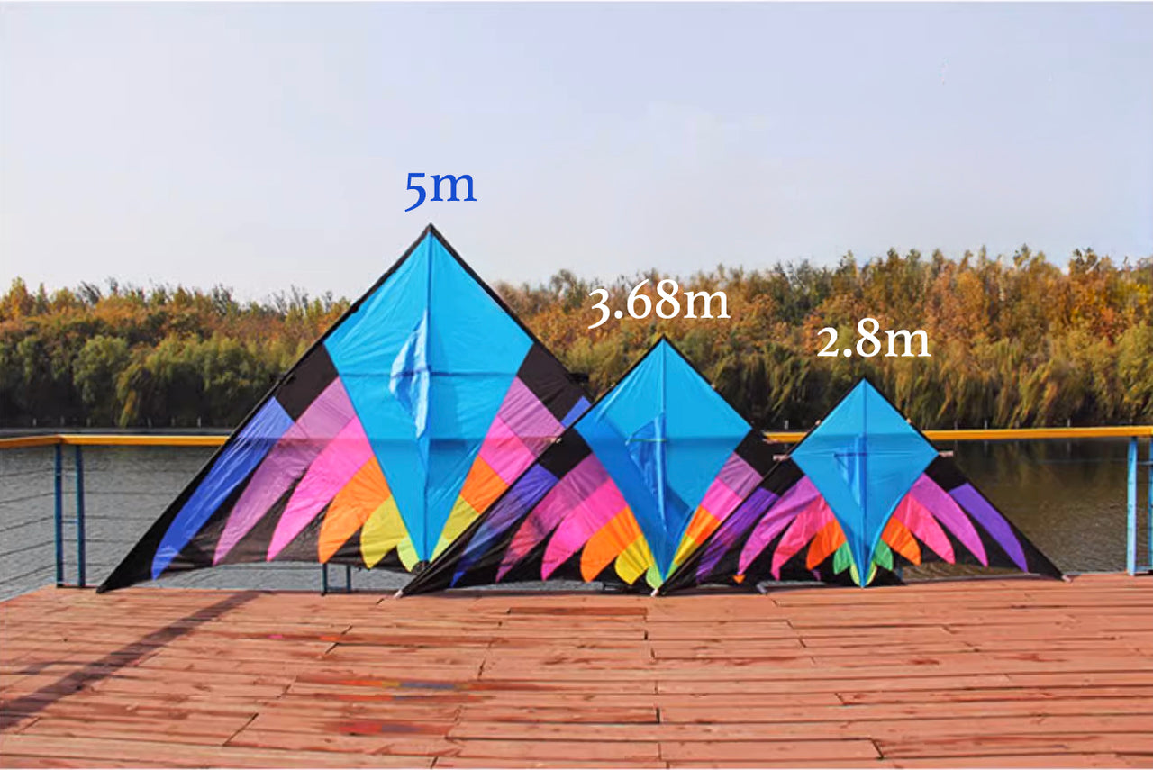 3.4m Giant Blue Rider Delta Kite