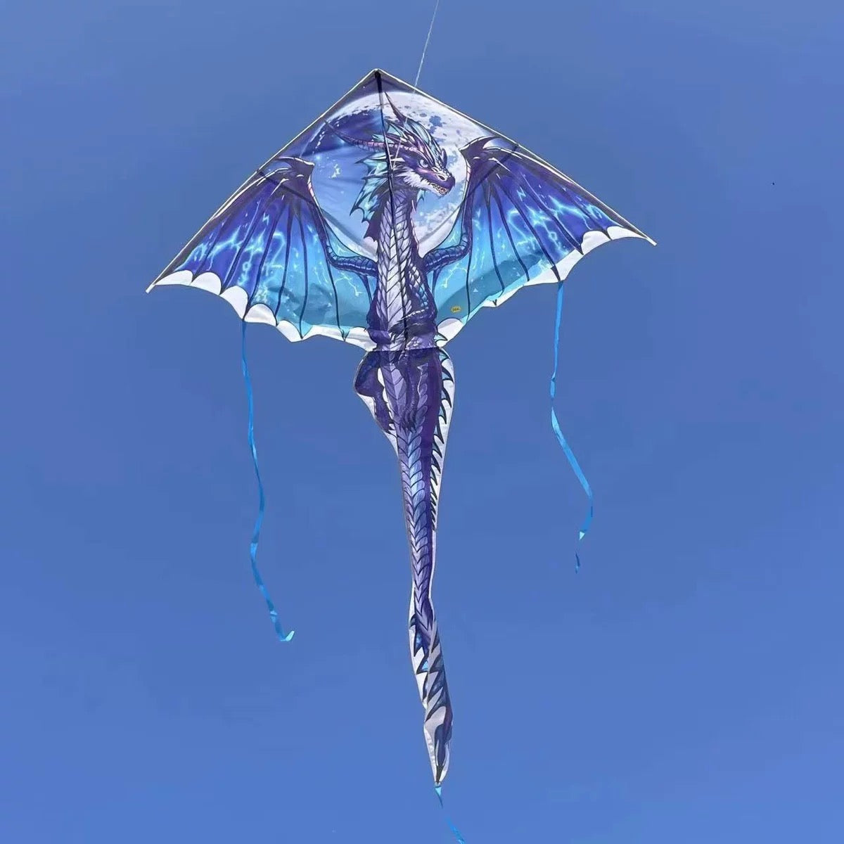 Blue Moon Dragon Kite