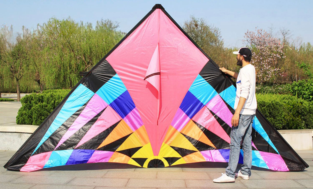 5m Giant Pink Rider Delta Kite