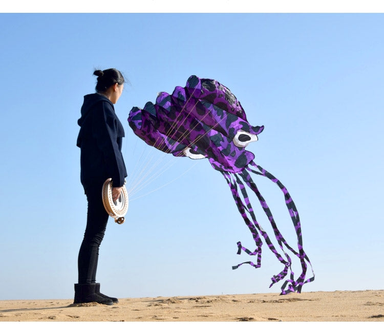 5m Camo Soft Octopus Kite (Various Colours)