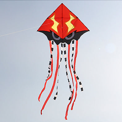 Angry Squid Kite - Red