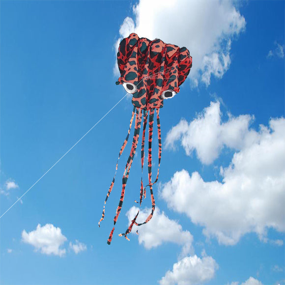 5m Camo Soft Octopus Kite (Various Colours)